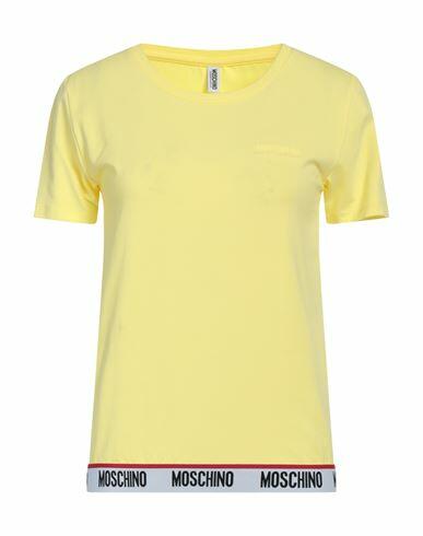 Moschino Woman Undershirt Yellow Cotton, Elastane Cover