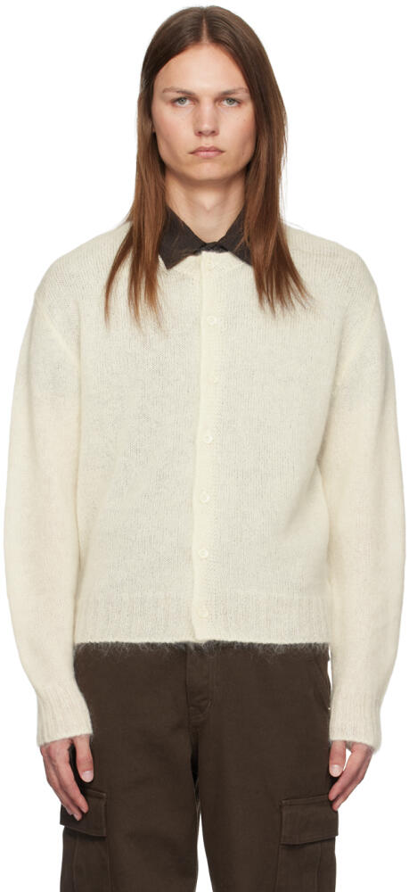 Dunst Off-White Button Cardigan Cover