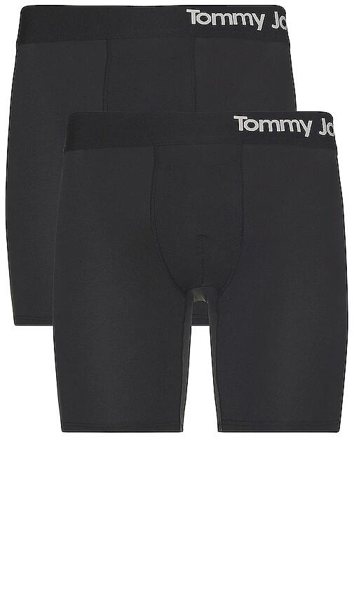 Tommy John 2 Pack Boxer Brief 6 in Black Cover