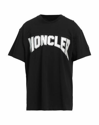 Moncler Man T-shirt Black Cotton Cover