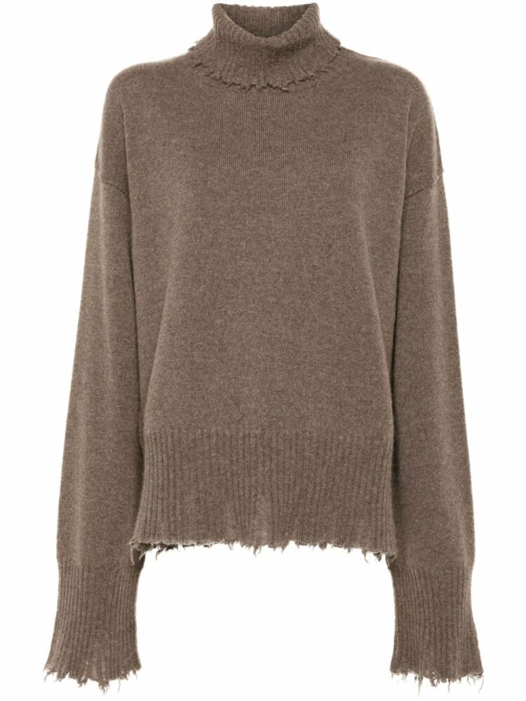 Uma Wang distressed sweater - Brown Cover