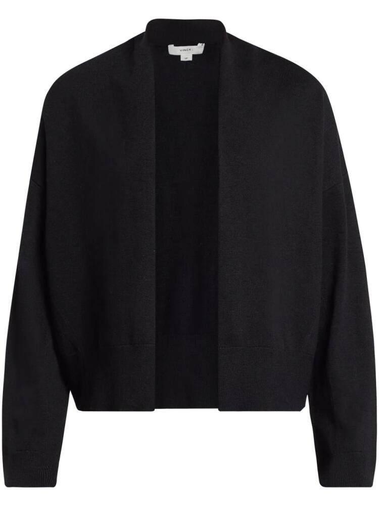 Vince open-front drop-shoulder cardigan - Black Cover