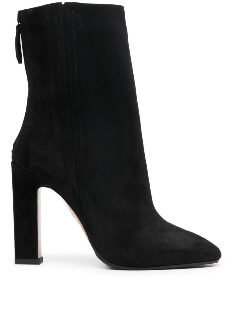 Aquazzura Joplin suede ankle boots 105mm - Black Cover