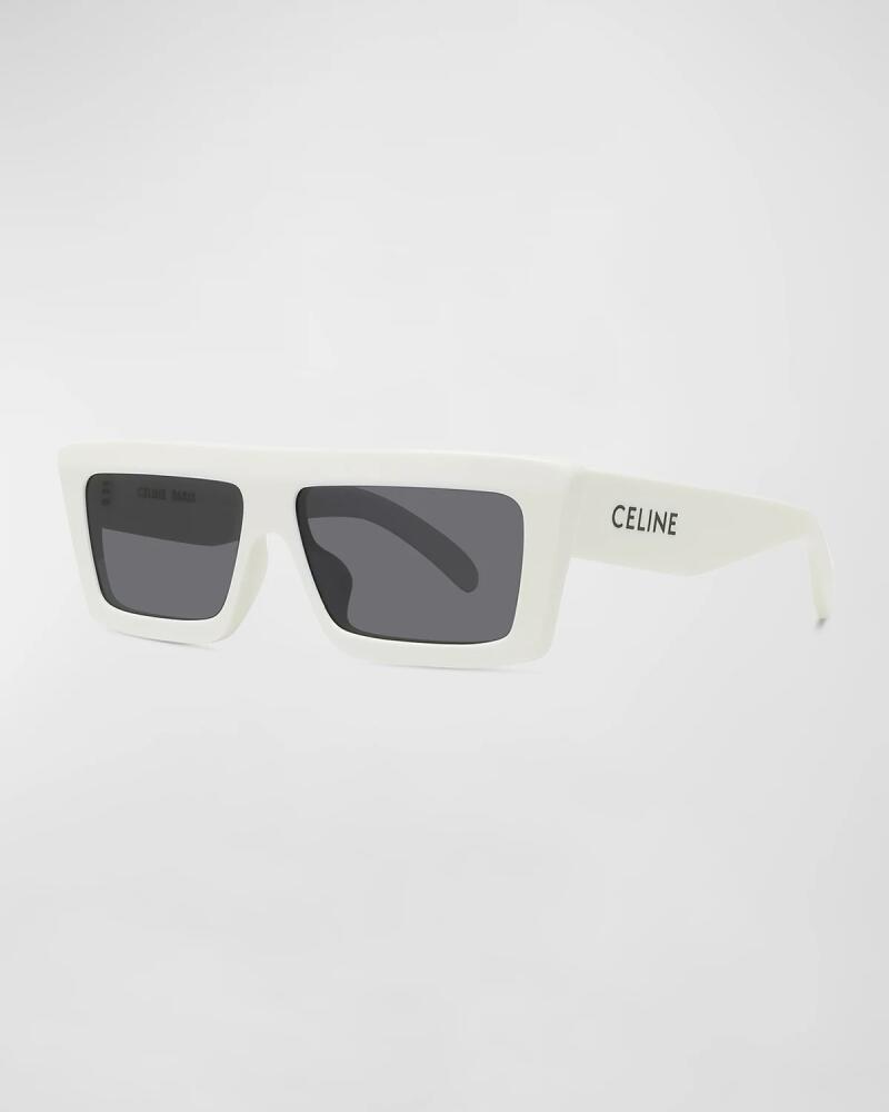 Celine Logo Rectangle Acetate Sunglasses Cover