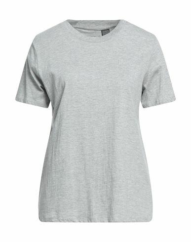 French Connection Woman T-shirt Light grey Cotton Cover