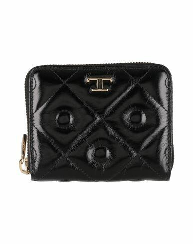 Tod's Woman Wallet Black Leather Cover