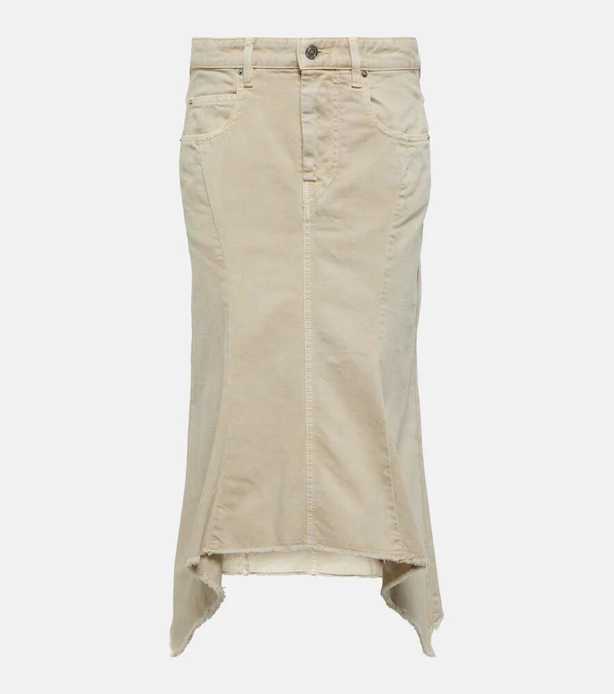 Isabel Marant Nyda denim midi skirt Cover