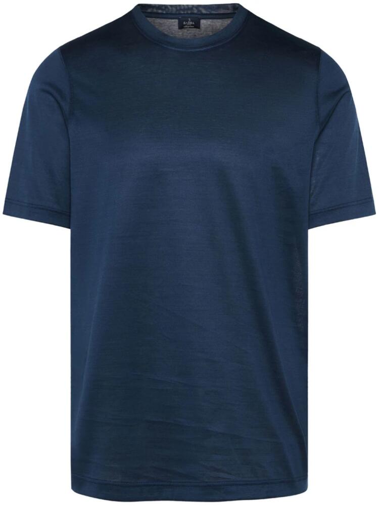 Barba plain T-shirt - Blue Cover