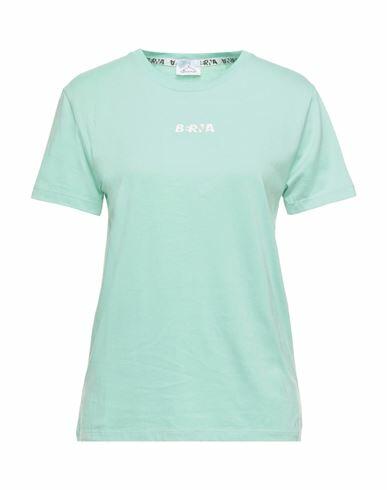 Berna Woman T-shirt Light green Cotton Cover