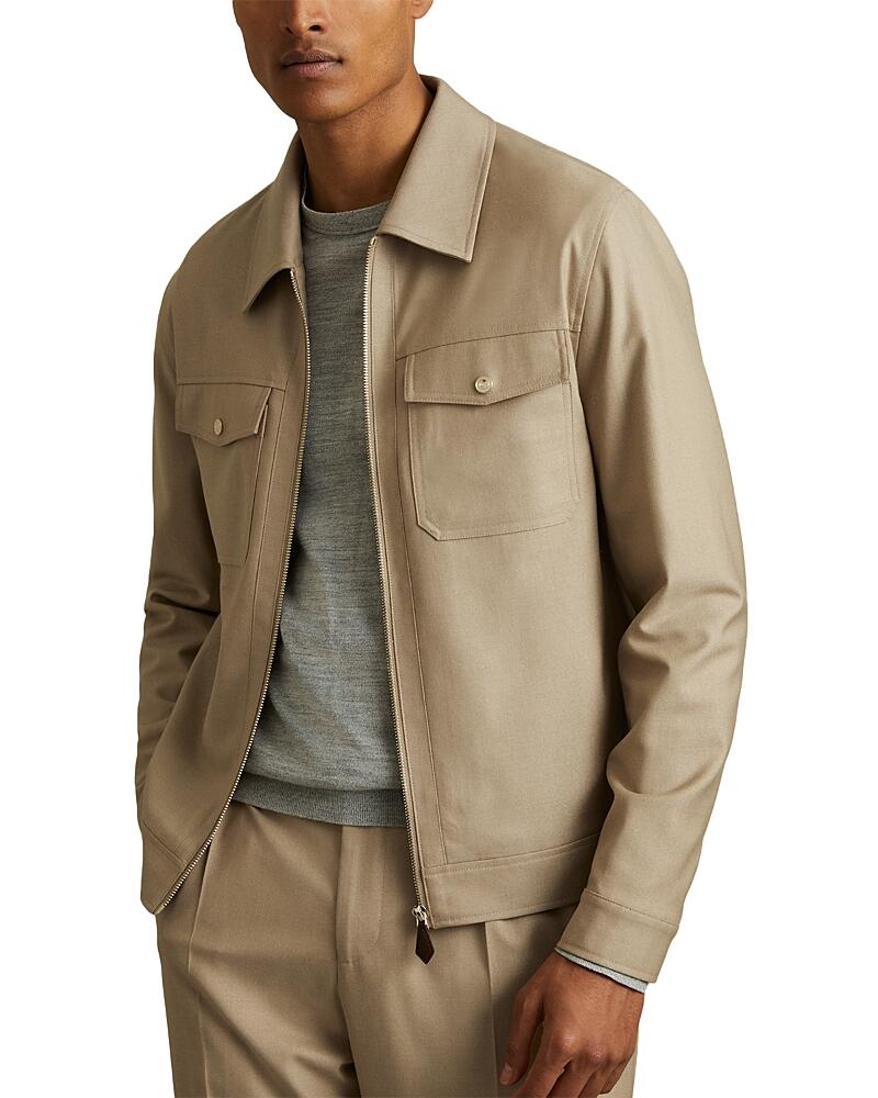 Reiss Moleskin Regular Fit Trucker Jacket Cover