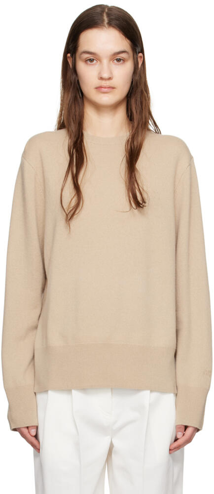 TOTEME Beige Crewneck Sweater Cover