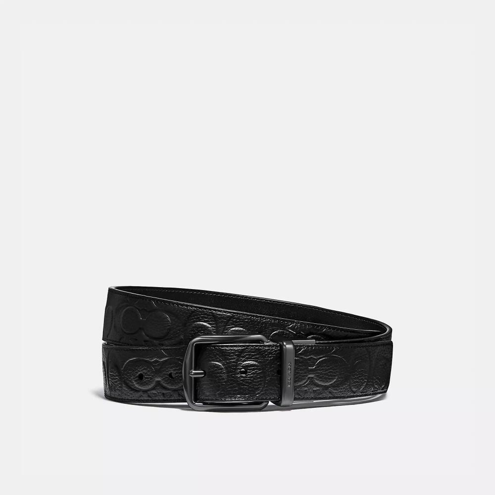 Coach Harness Buckle Cut To Size Reversible Belt, 38mm Cover