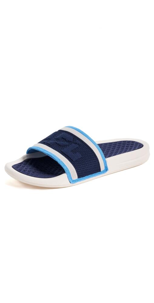 APL: Athletic Propulsion Labs Big Logo Techloom Slides Sea Salt/Coastal Blue/Navy Cover