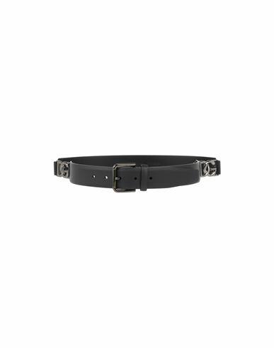 Dolce & gabbana Man Belt Black Calfskin Cover