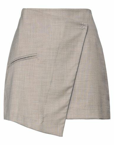 Vicolo Woman Mini skirt Dove grey Polyester, Viscose, Elastane Cover