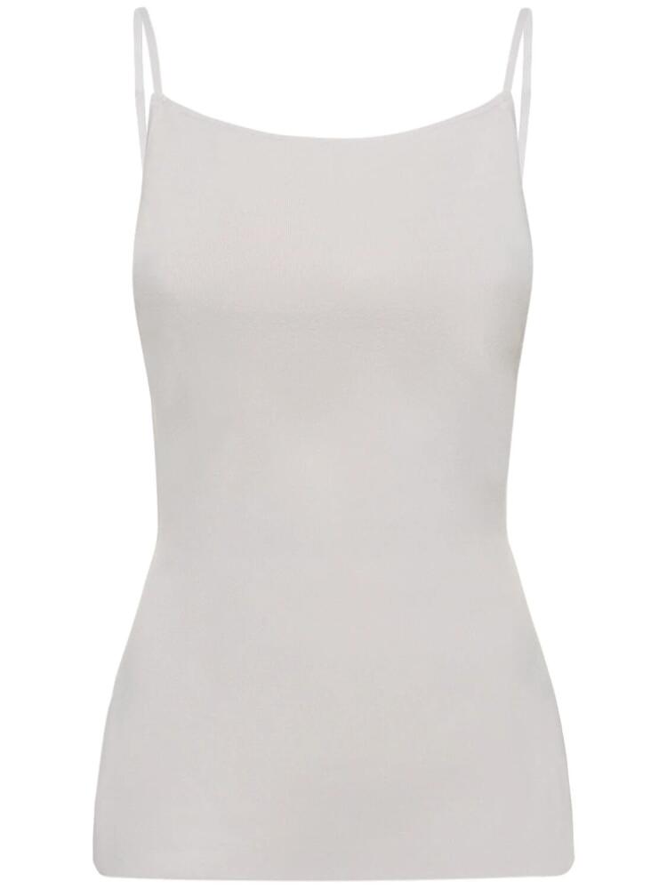 WEWOREWHAT Ribbed Stretch Viscose & Nylon Top Cover