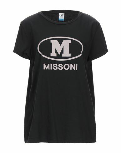 M Missoni Woman T-shirt Black Cotton Cover