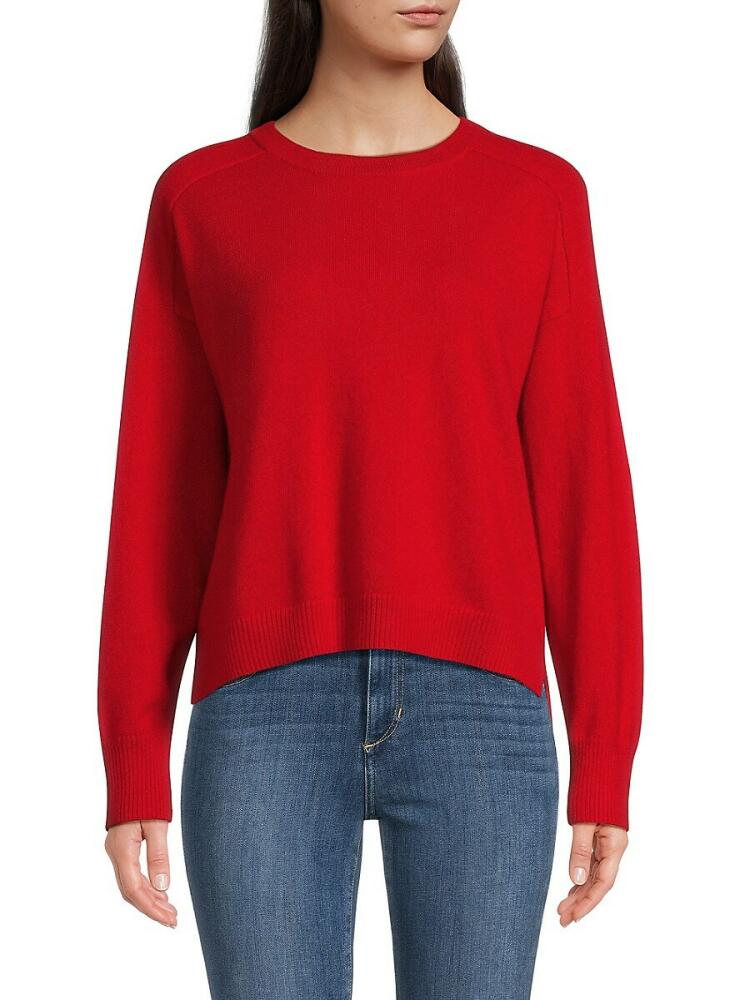 Design 365 Women's Raglan Sleeve Cashmere Sweater - Postbox Cover