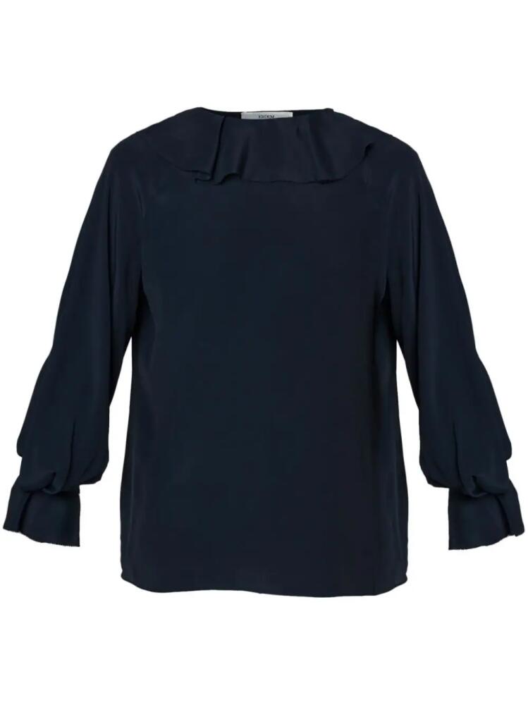 ERDEM long-sleeved blouse - Blue Cover