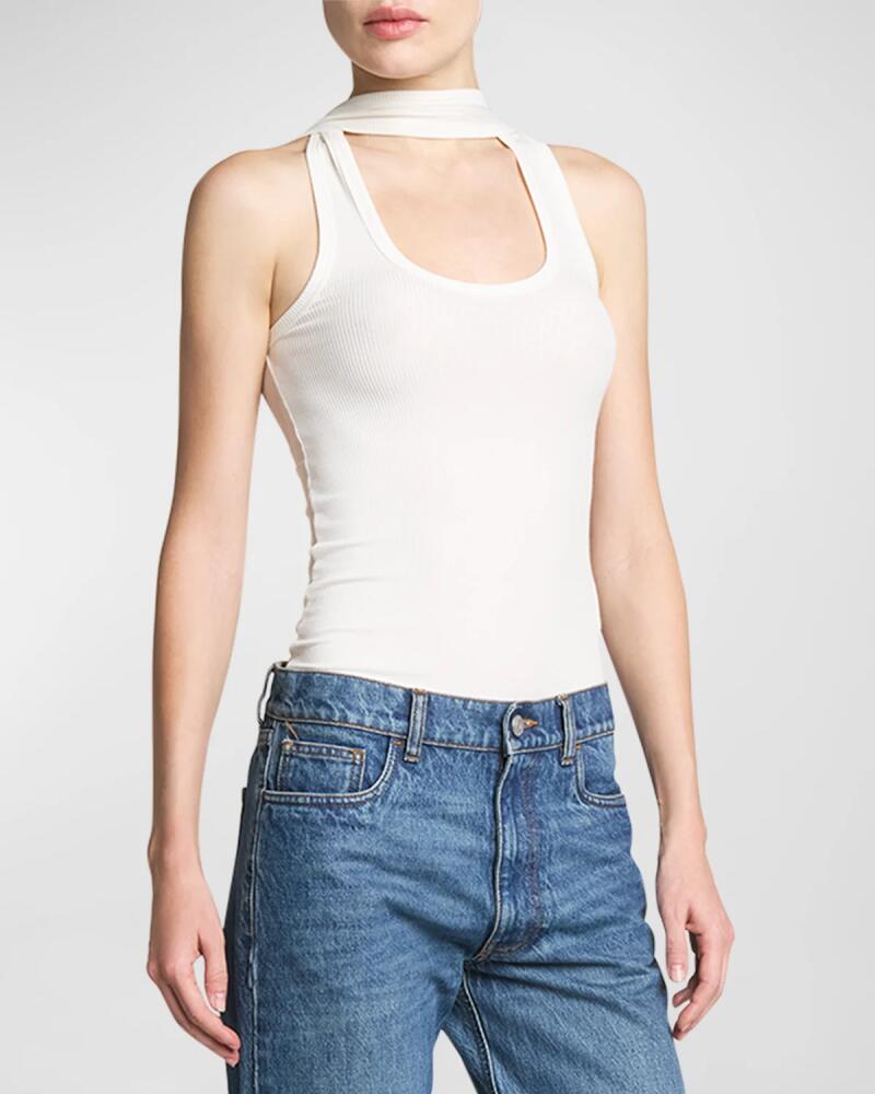 Coperni Cutout Ribbed Tank Top Cover