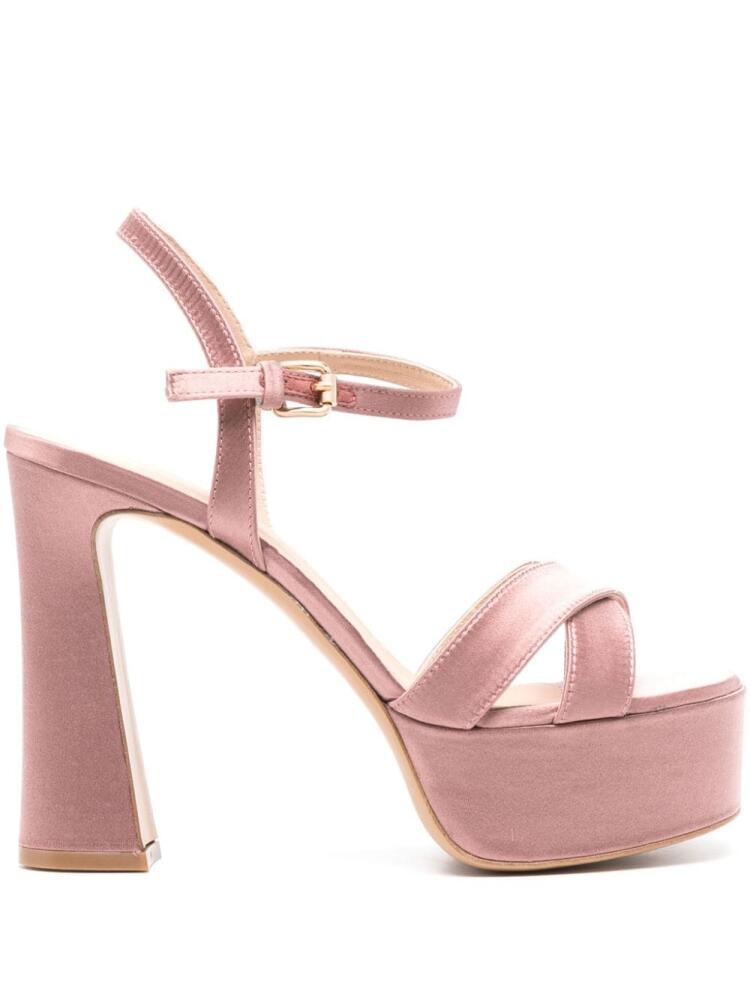 Roberto Festa Trinkraso 120mm satin sandals - Pink Cover