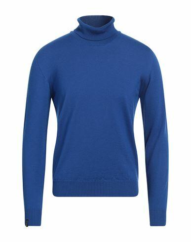 Arovescio Man Turtleneck Bright blue Merino Wool Cover