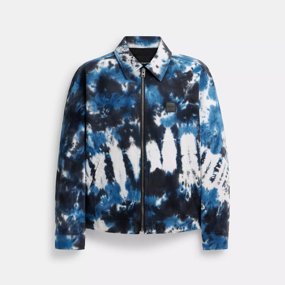 Coach Tie Dye Lightweight Jacket In Regenerative Cotton Cover