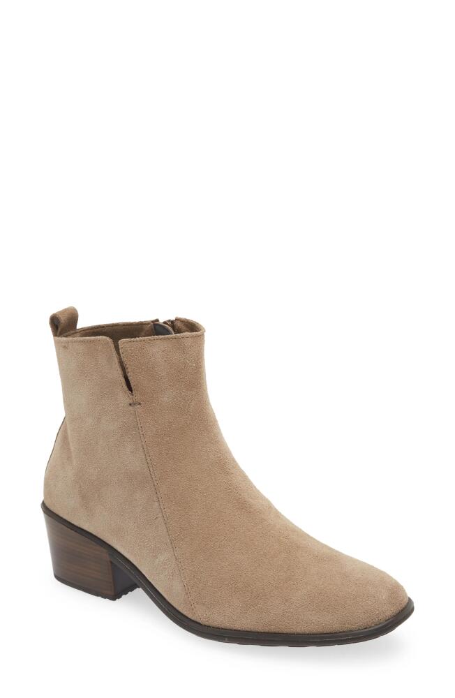 Naot Ethic Bootie in Almond Suede Cover