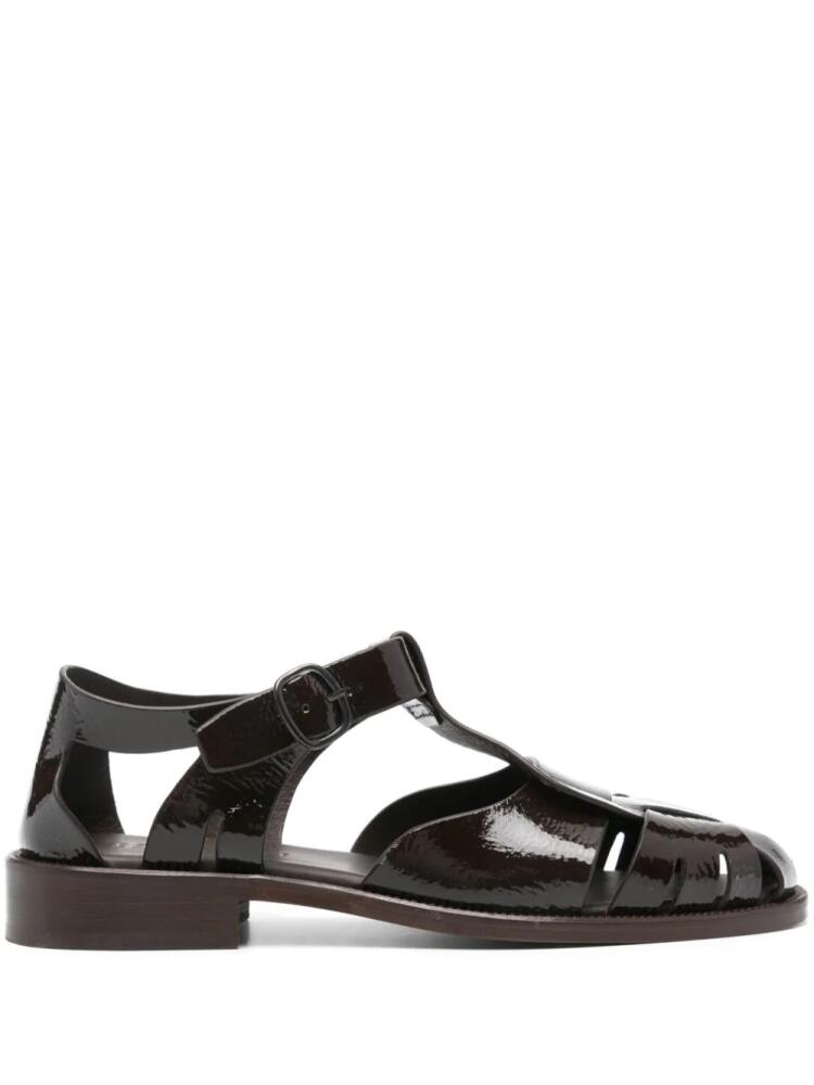 Hereu cut-out detail leather sandals - Brown Cover