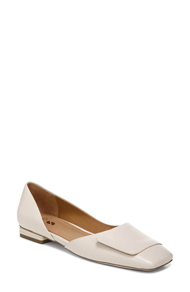 SARTO by Franco Sarto Tracy Half d'Orsay Flat in Cream Leather Cover