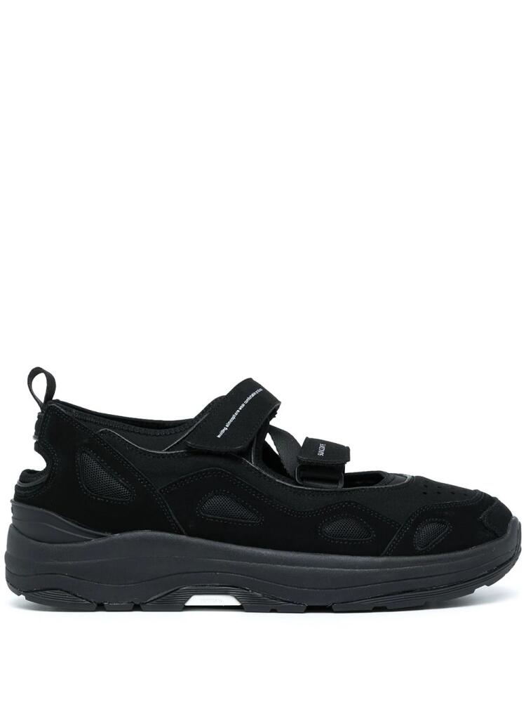 Suicoke front touch-strap sneakers - Black Cover