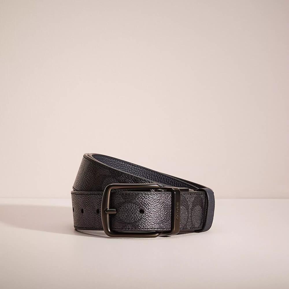 Coach Restored Harness And Signature Buckle Cut To Size Reversible Belt, 38mm Cover