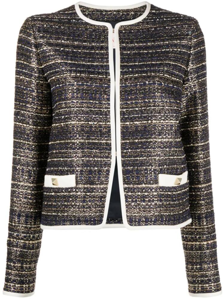 Valentino Garavani Tweed Party long-sleeve jacket - Blue Cover