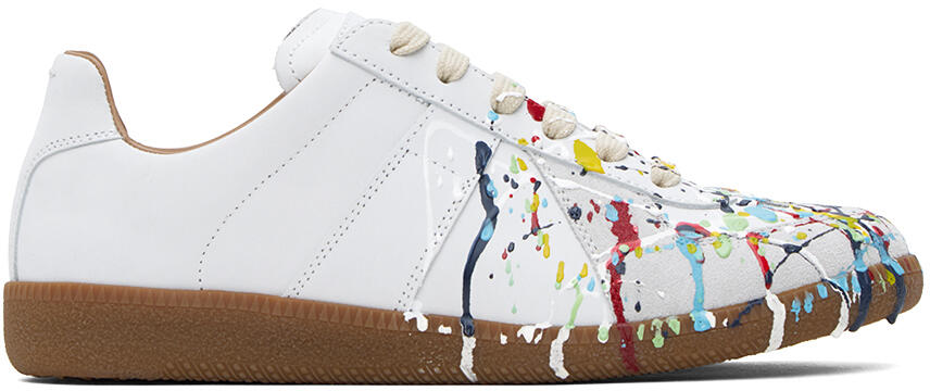 Maison Margiela White Paint Replica Sneakers Cover