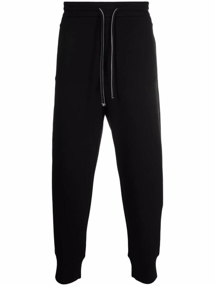 Emporio Armani drawstring-waist track pants - Black Cover