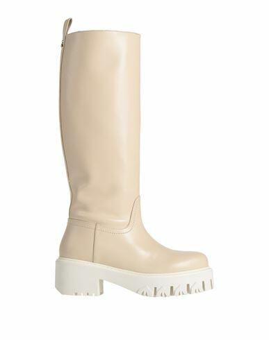 Patrizia Pepe Woman Boot Beige Soft Leather Cover