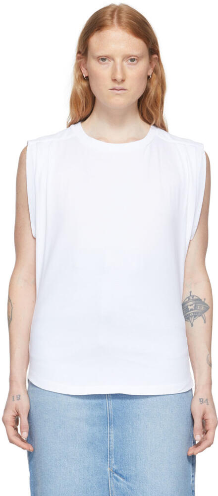 Isabel Marant White Zutti Tank Top Cover