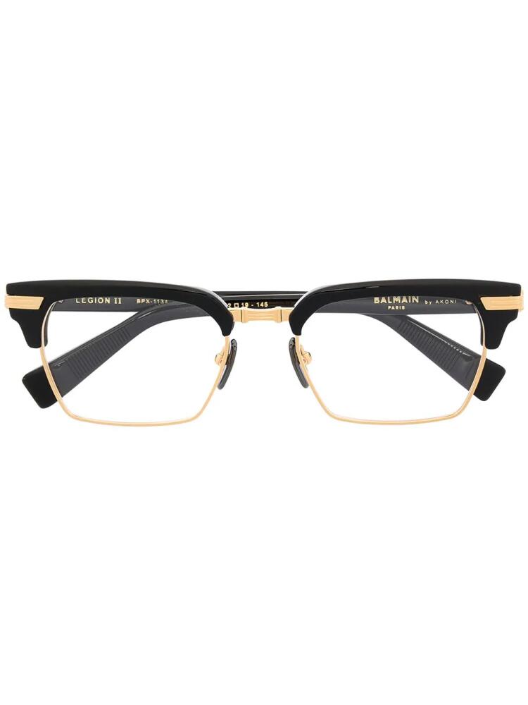 Balmain Eyewear Legion II rectangular frame glasses - Black Cover