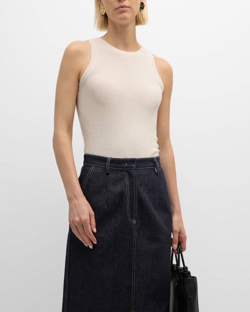 Co Cashmere Knit Tank Top Cover