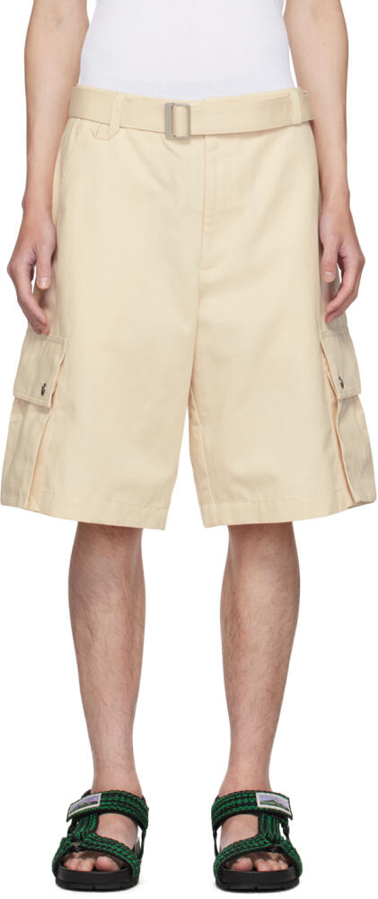 JACQUEMUS Beige 'Le Cargo Bermuda' Shorts Cover