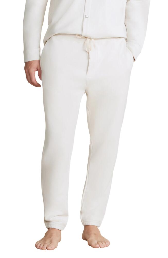 barefoot dreams Malibu Collection French Terry Joggers in Parchment Cover