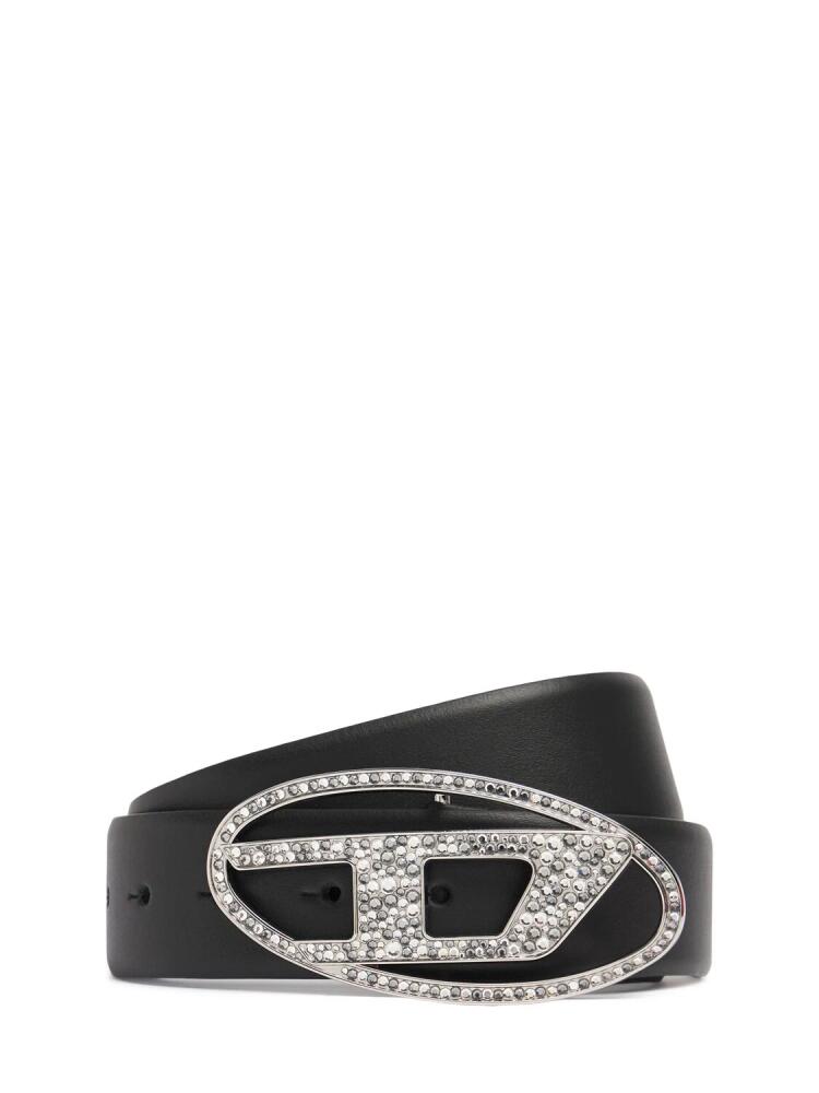 DIESEL B-1dr Embellished Leather Belt Cover