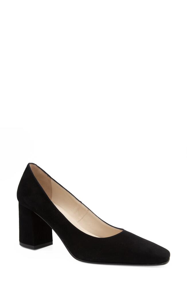 Amalfi by Rangoni Falco Block Heel Pump in Black Cashmere Cover