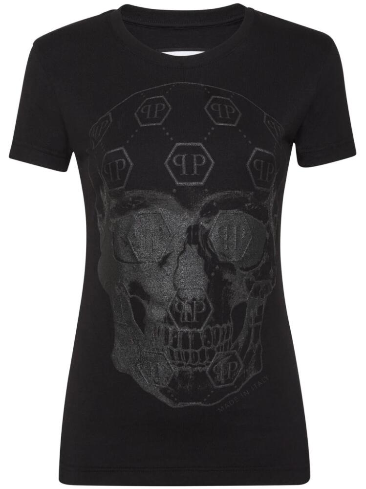 Philipp Plein skull-print T-shirt - Black Cover