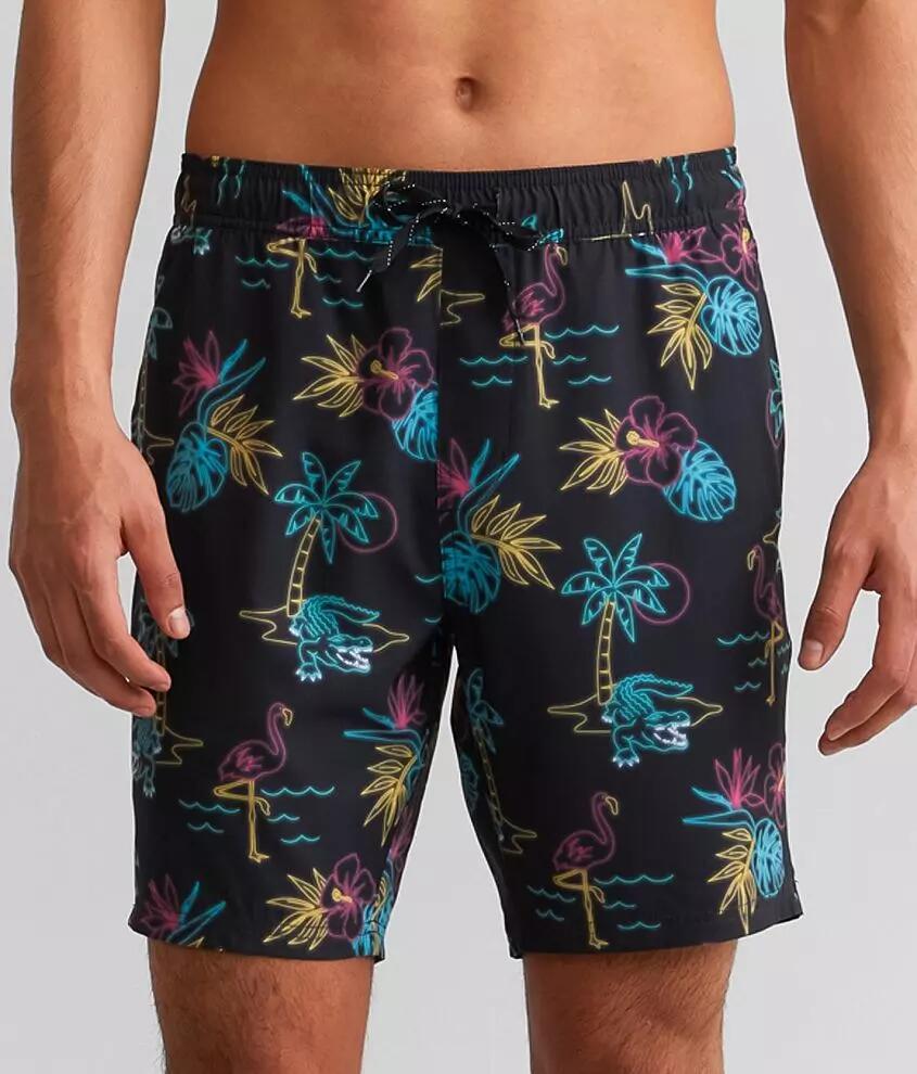 Departwest Tropical Stretch Swim Trunks Cover