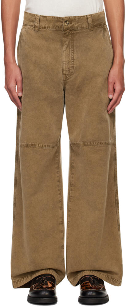 HOPE Tan Workwear Trousers Cover