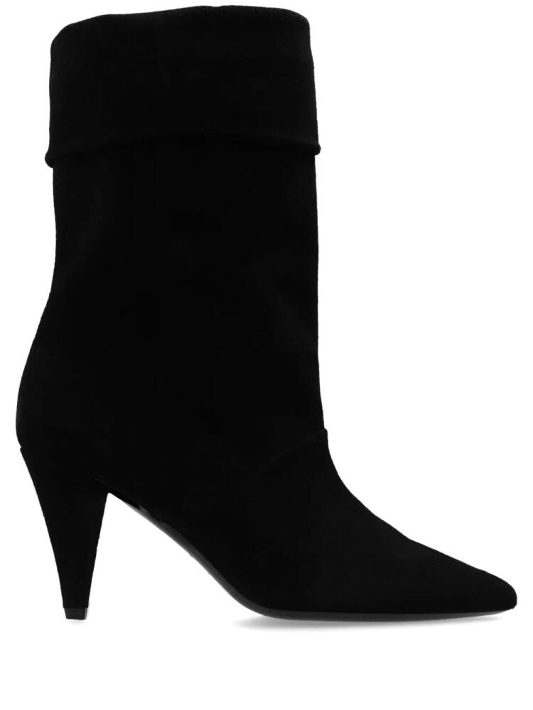 IRO 95mm Lolo pointed-toe suede boots - Black Cover