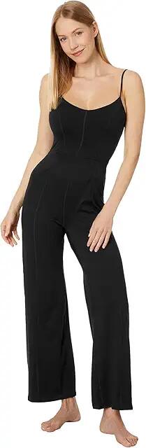 FP Movement Up At Night Onesie (Black) Women's Dress Pants Cover