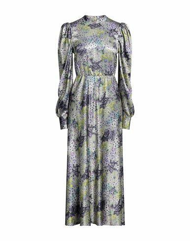 Circus Hotel Woman Maxi dress Light green Polyester, Elastane Cover