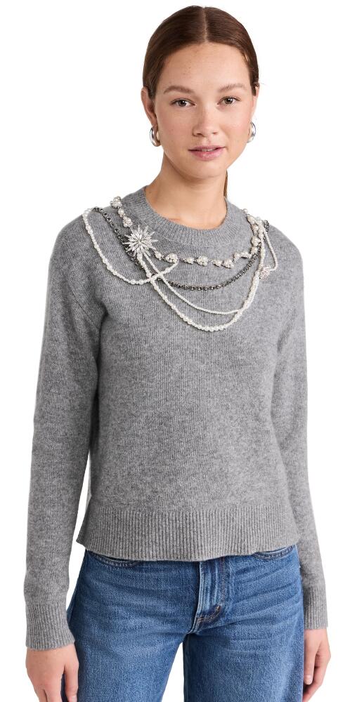 Cinq à Sept Necklace Lilliana Pullover Light Heather Grey Cover